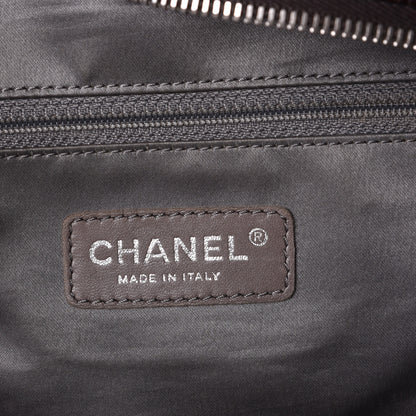 Chanel Glazed Caviar Pocket In The City Tote Brown 5 of 5