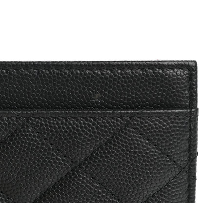 Chanel Caviar Quilted Card Holder Wallet Black 8 of 12
