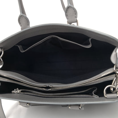 Alexander McQueen Saffiano Heroine Open Tote Grey Melange 4 of 14