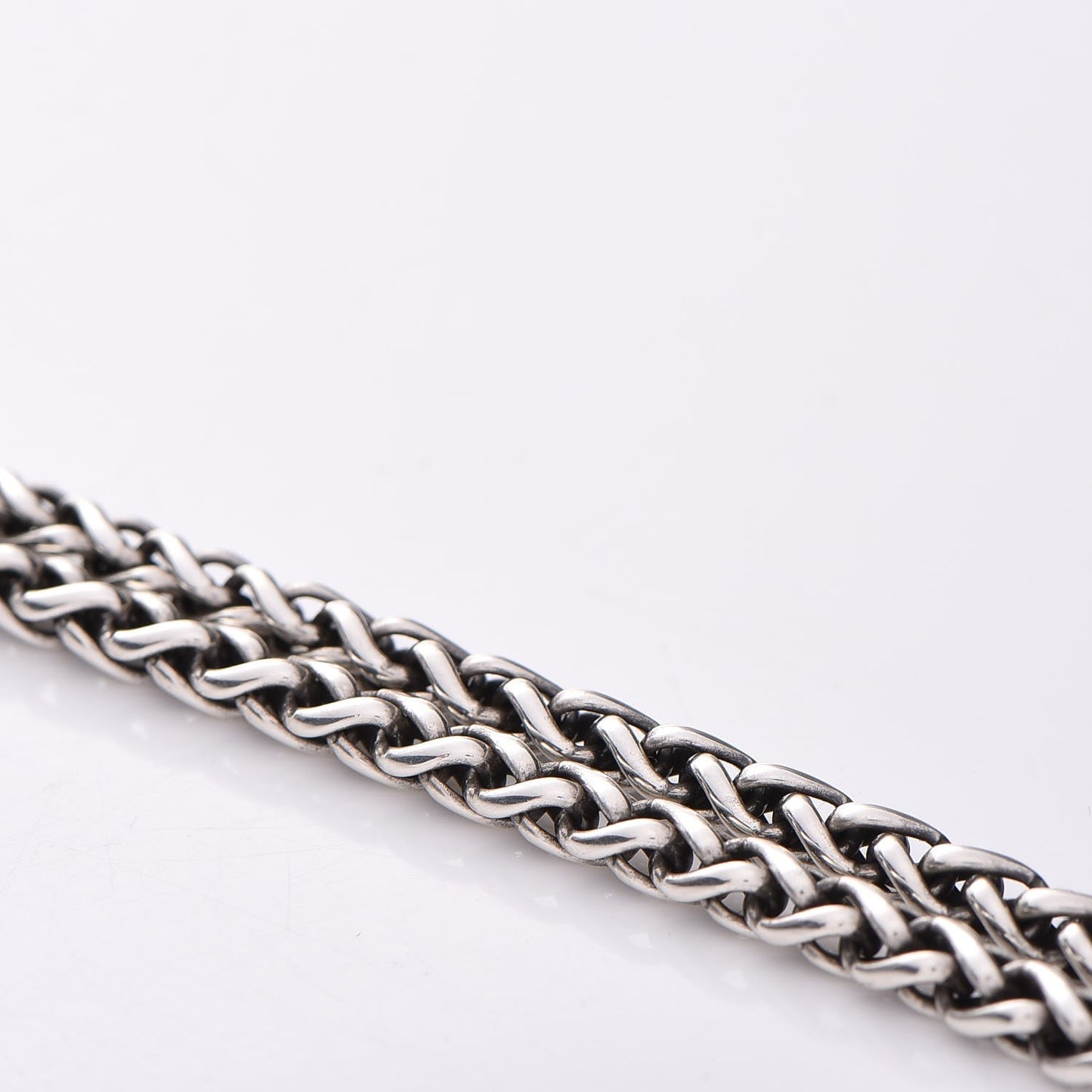 Sterling Silver 4mm Wheat Chain Necklace