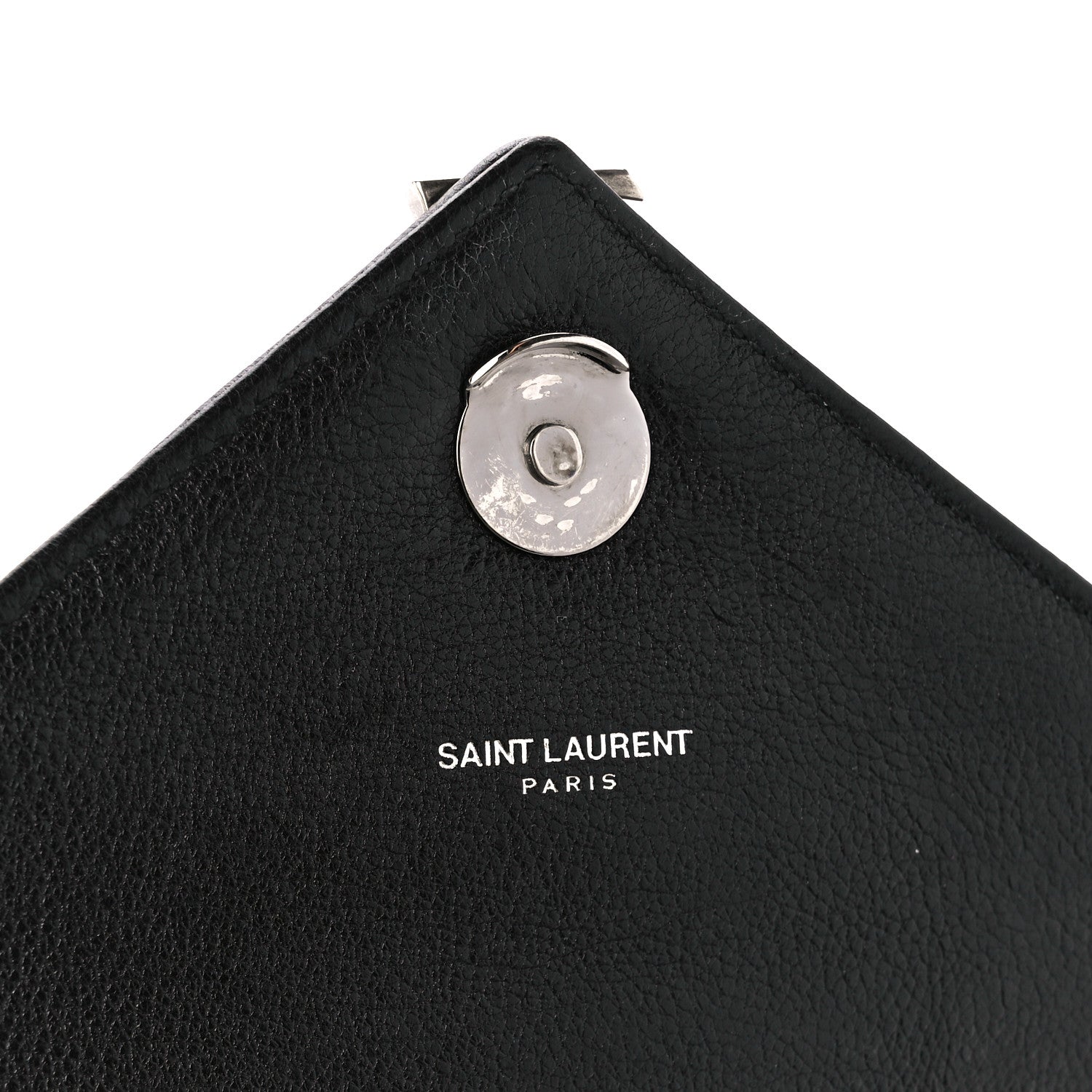 Saint Laurent Sheepskin Tri-Quilt Monogram Medium College Bag Black 6 of 11