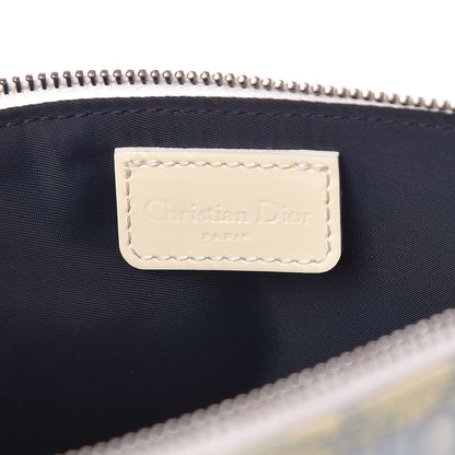 Christian Dior Monogram Mini Saddle Pochette Blue 6 of 13