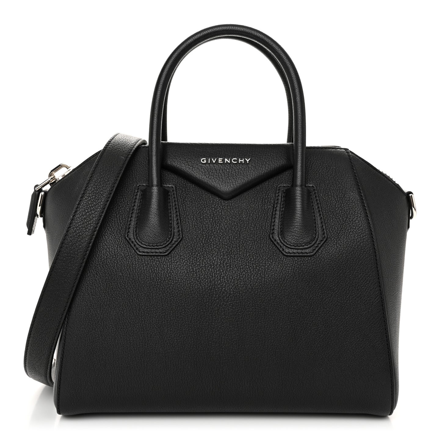 Sugar Goatskin Small Antigona Black