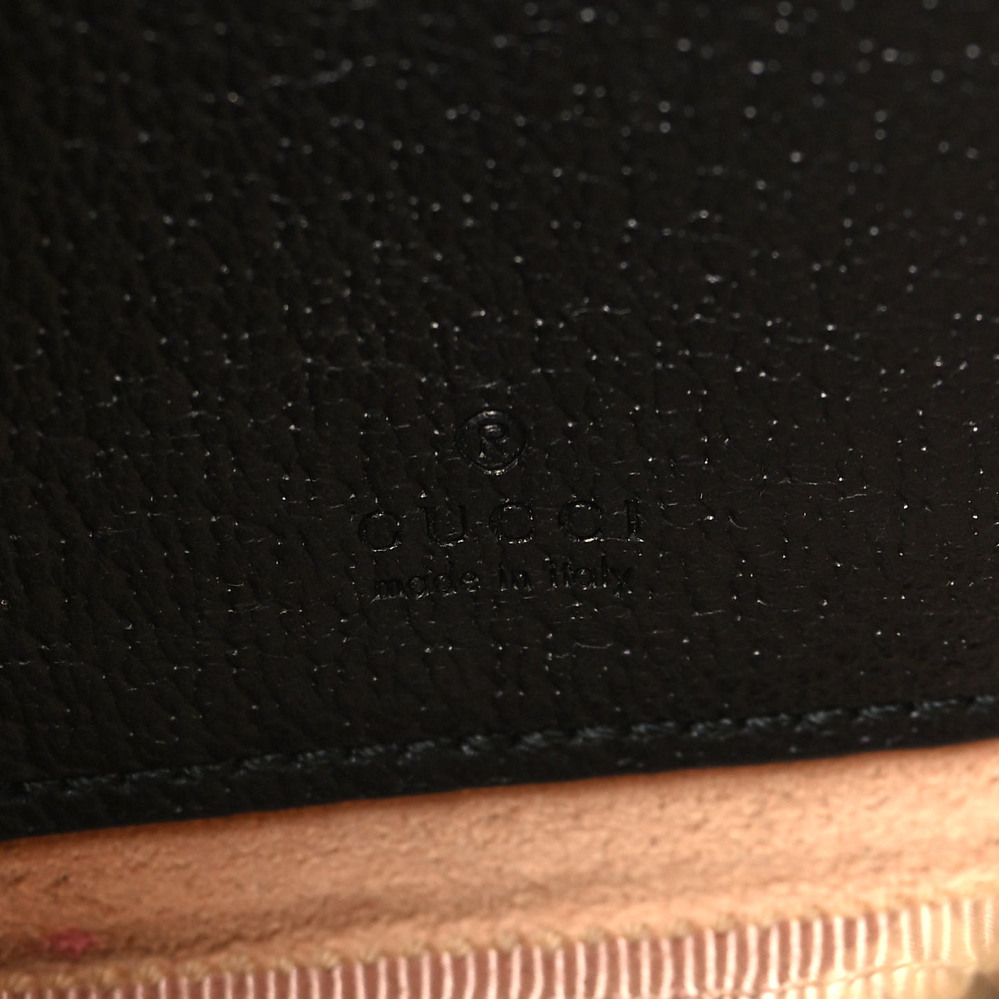 Grained Calfskin Ophidia Belted iPhone Case 75 30 Black