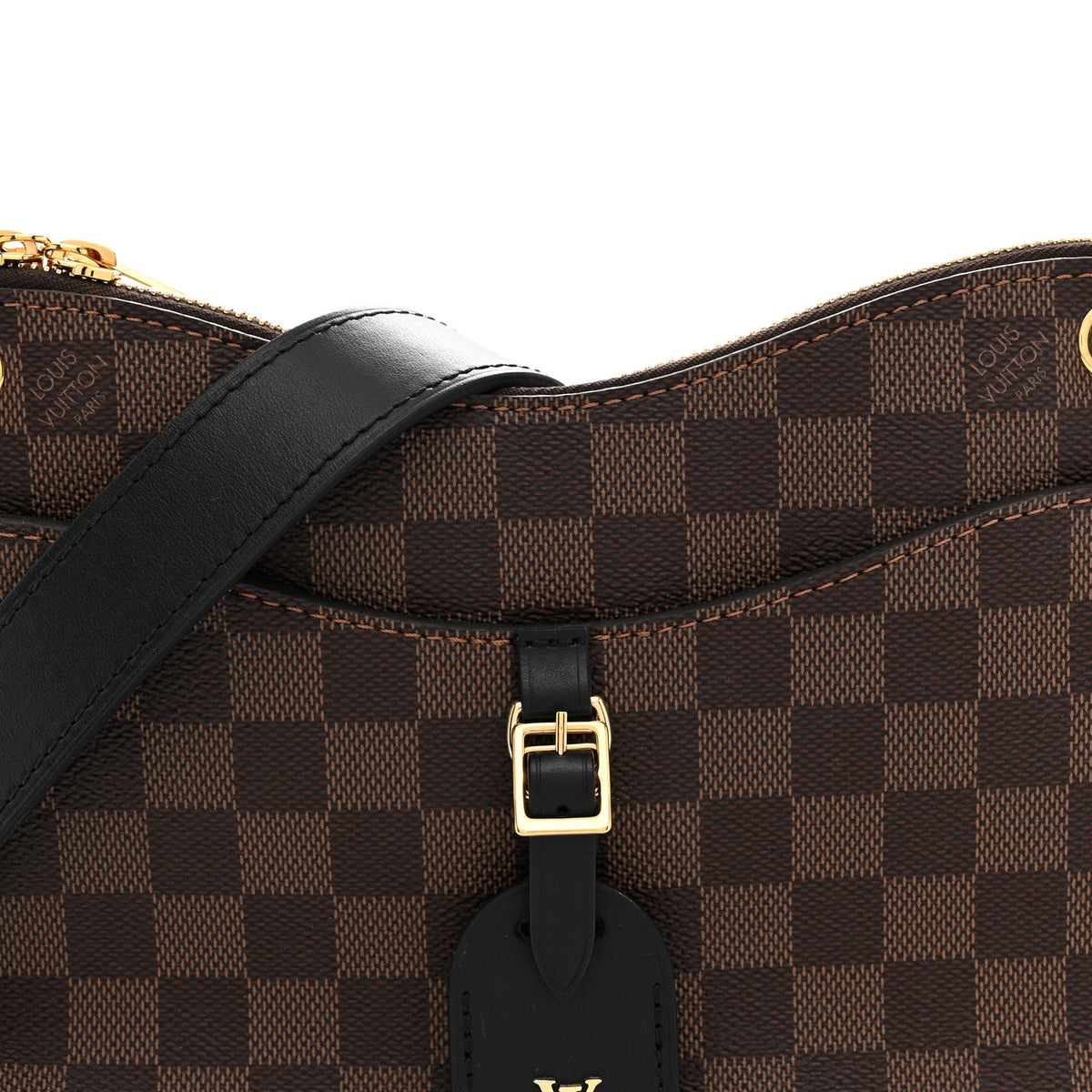 Louis Vuitton Damier Ebene Odeon PM Black 7 of 9