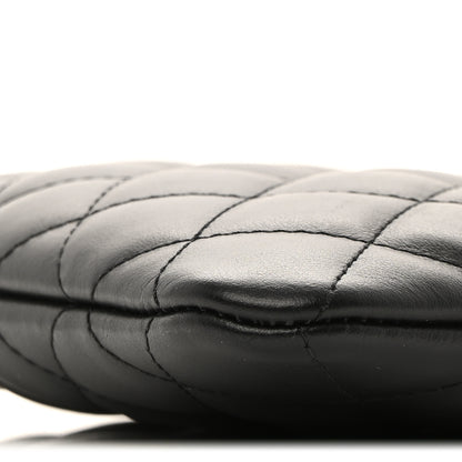 Chanel Lambskin Quilted Uniform Crossbody Bag Black 11 of 11