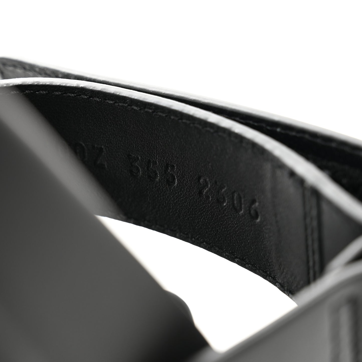 Calfskin Womens Chypre Sandals 35.5 Black