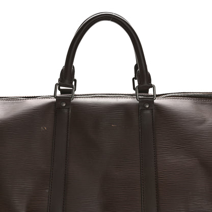 Louis Vuitton Epi Keepall 55 Moka 6 of 16