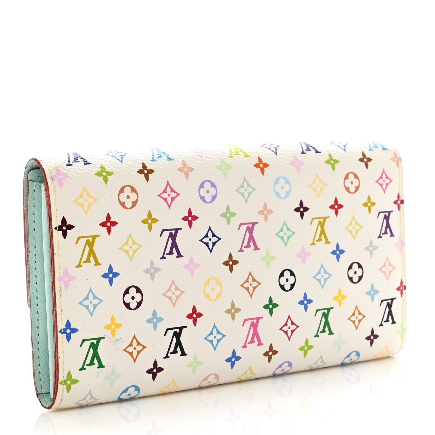 Monogram Multicolor Sarah Wallet White Anie
