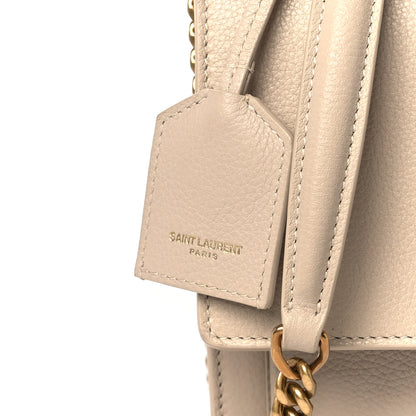 Saint Laurent Grained Calfskin Medium Monogram Sunset Beige 8 of 11