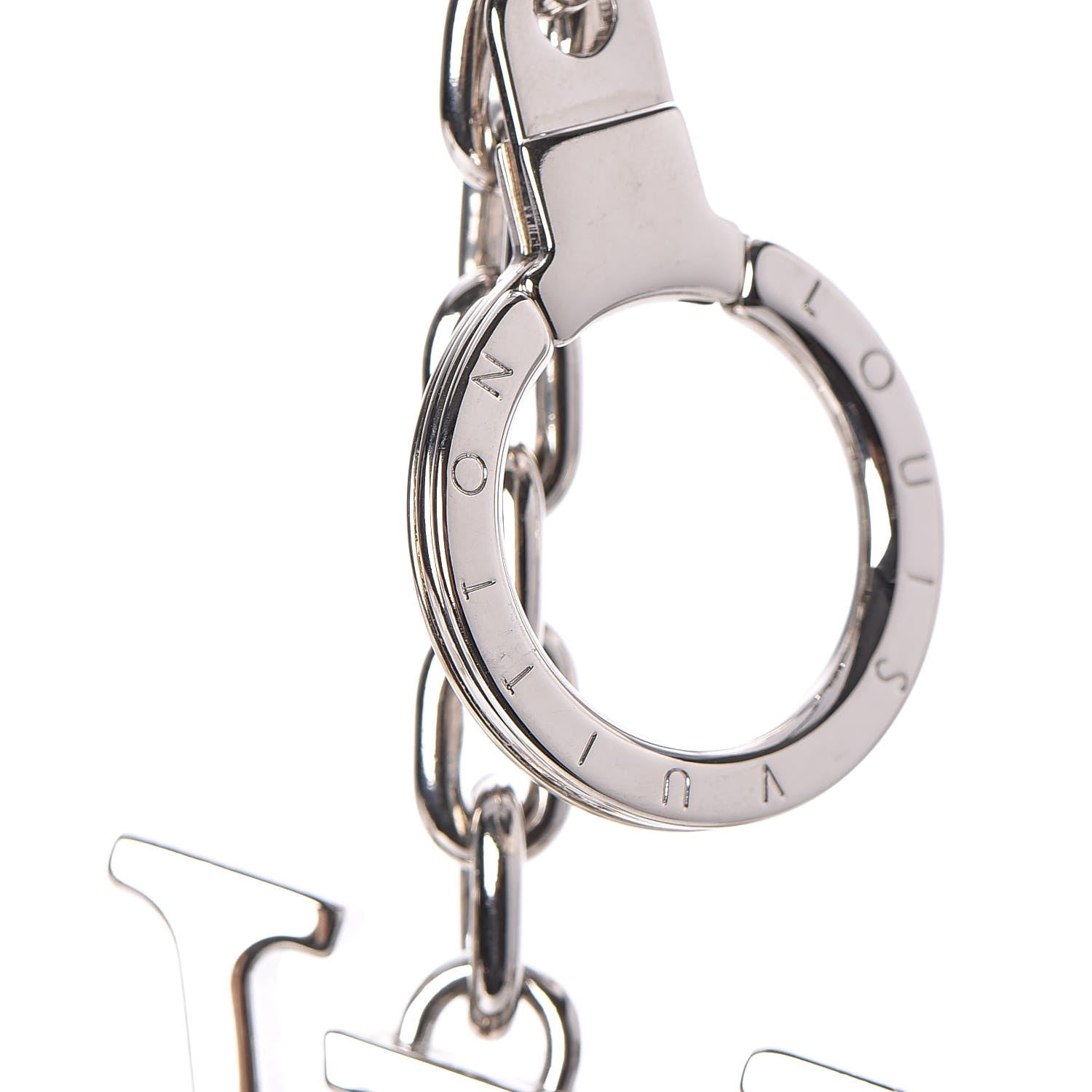 Louis Vuitton LV Initials Key Holder Silver 3 of 4