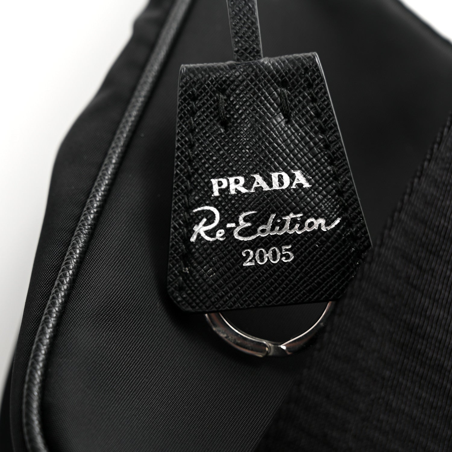 Prada Nylon Re-Edition 2005 Shoulder Bag Black 7 of 10