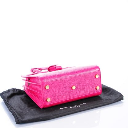 Saint Laurent Grained Calfskin Nano Sac De Jour Lipstick Fuchsia 4 of 7