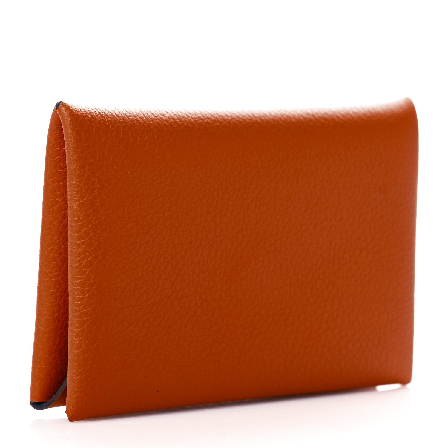 Hermes Evercolor Calvi Verso Card Case Terre Battue Bleu France 3 of 8