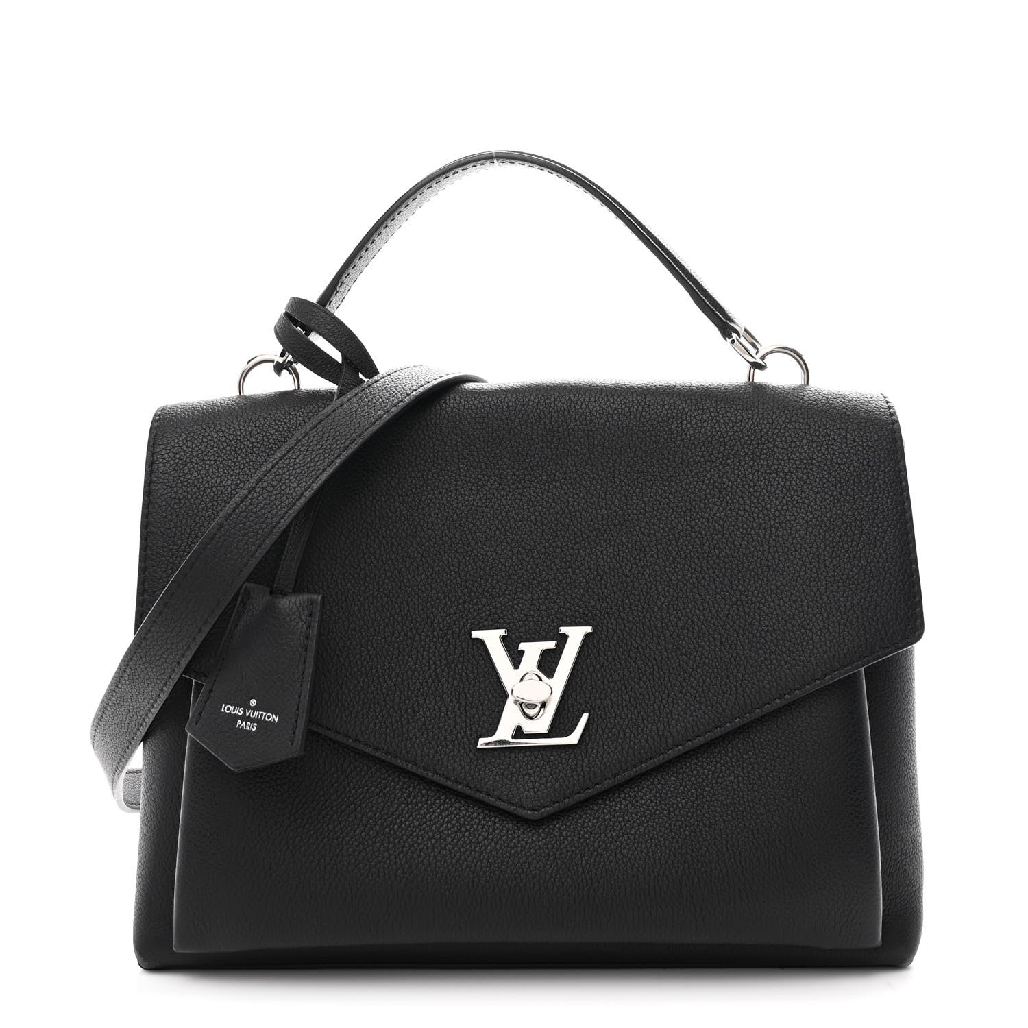 Louis Vuitton Soft Calfskin My Lockme Top Handle Black 1 of 9