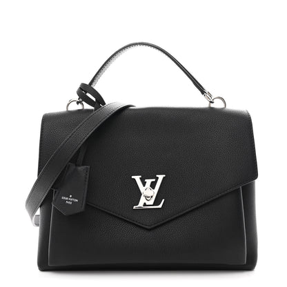 Louis Vuitton Soft Calfskin My Lockme Top Handle Black 1 of 9