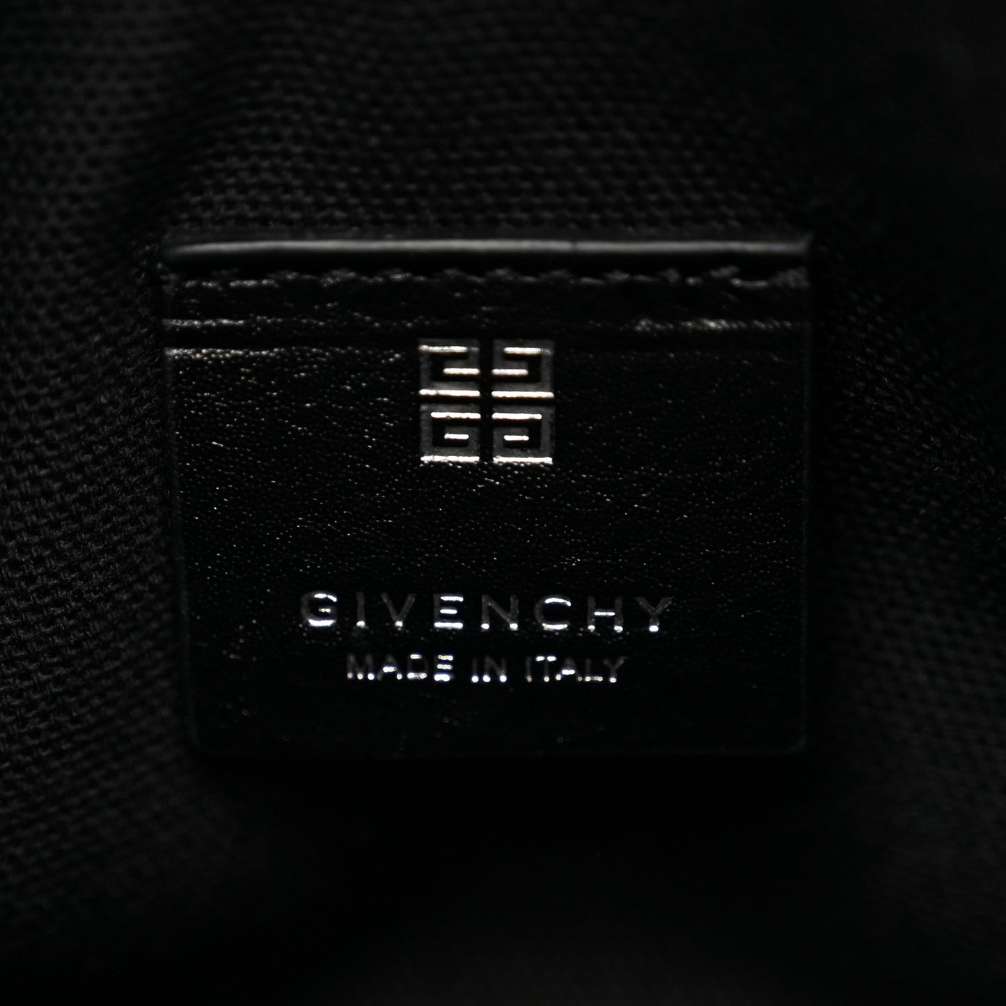 Tumbled Calfskin Nano Voyou Bag Black
