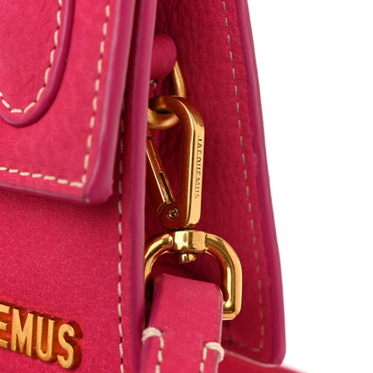 Jacquemus Nubuck Le Chiquito Long Dark Pink 10 of 14