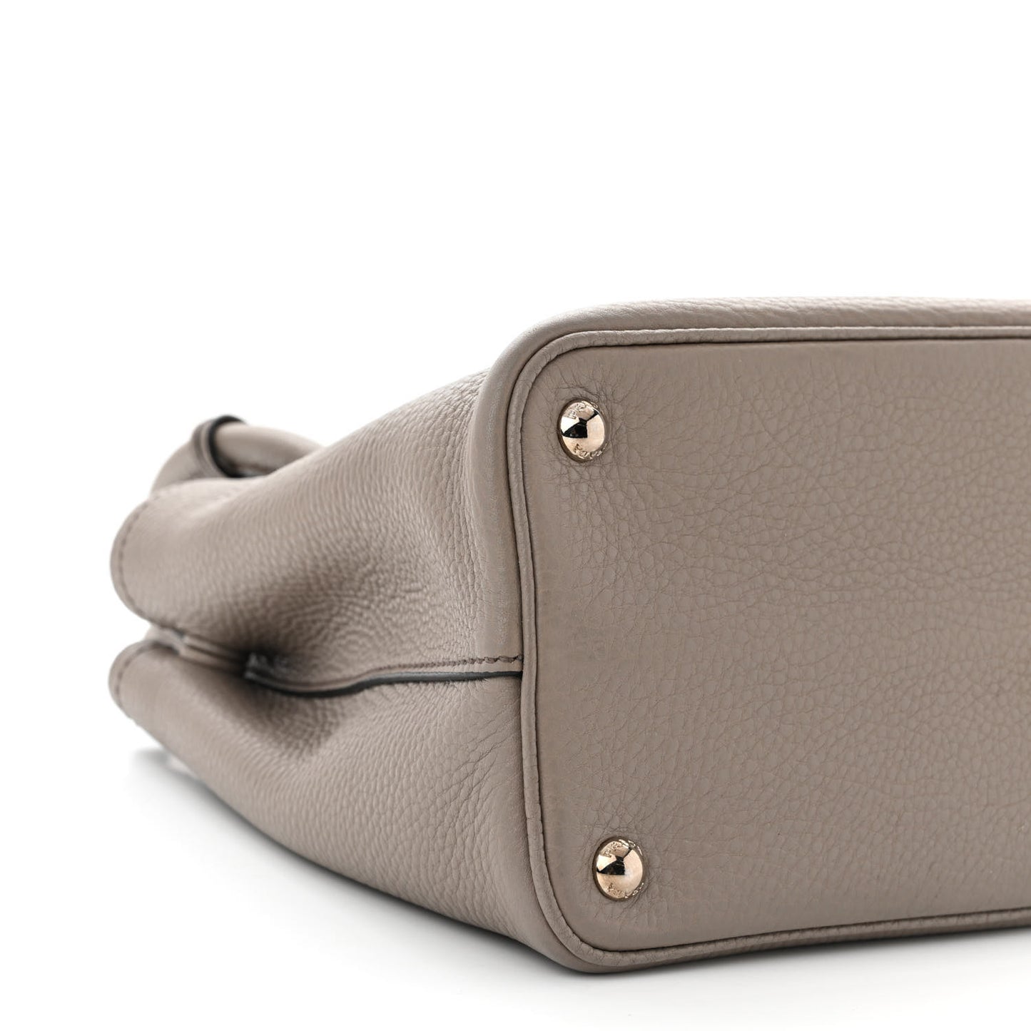 Vitello Daino Small Double Bag Argilla Black