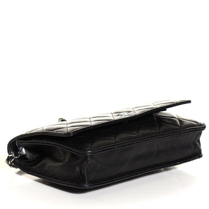 Chanel Caviar Quilted Wallet On Chain WOC Black 4 of 8