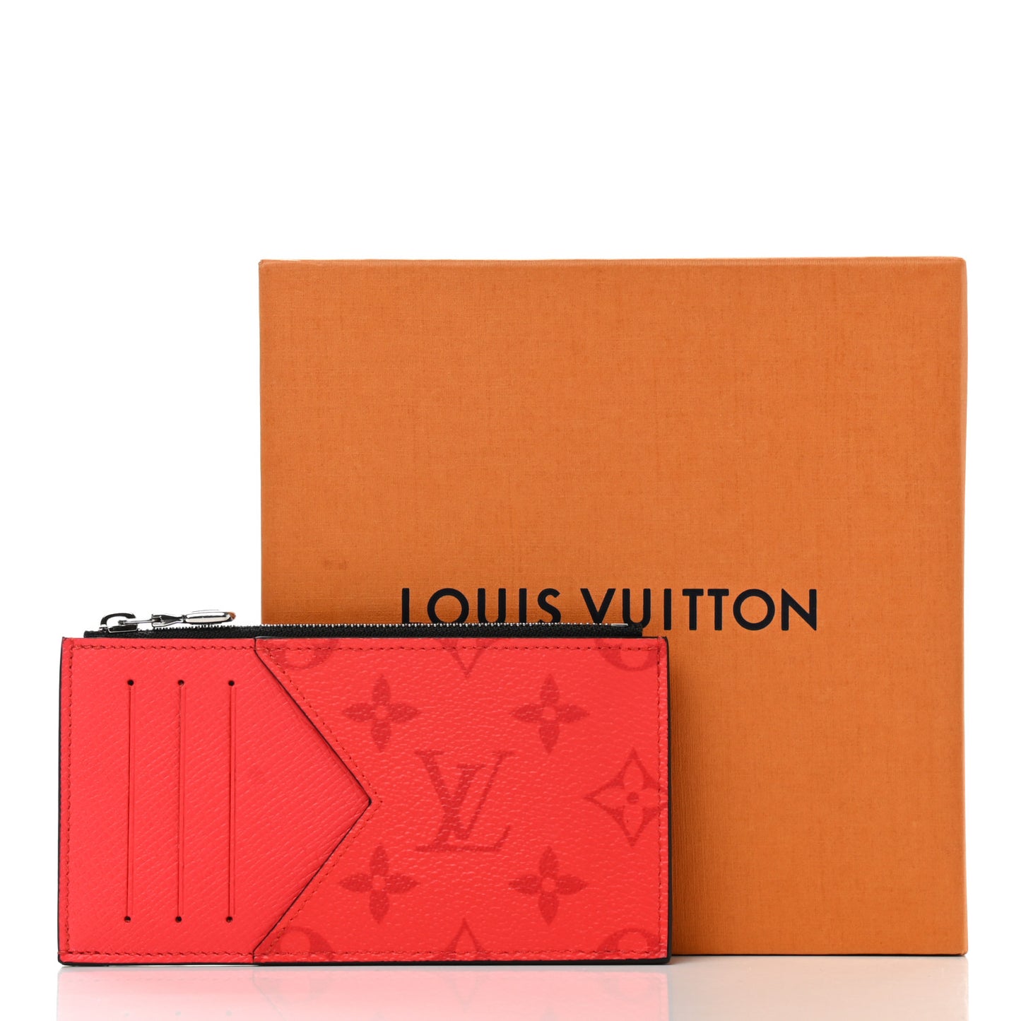Taigarama Coin Card Holder Fire Red