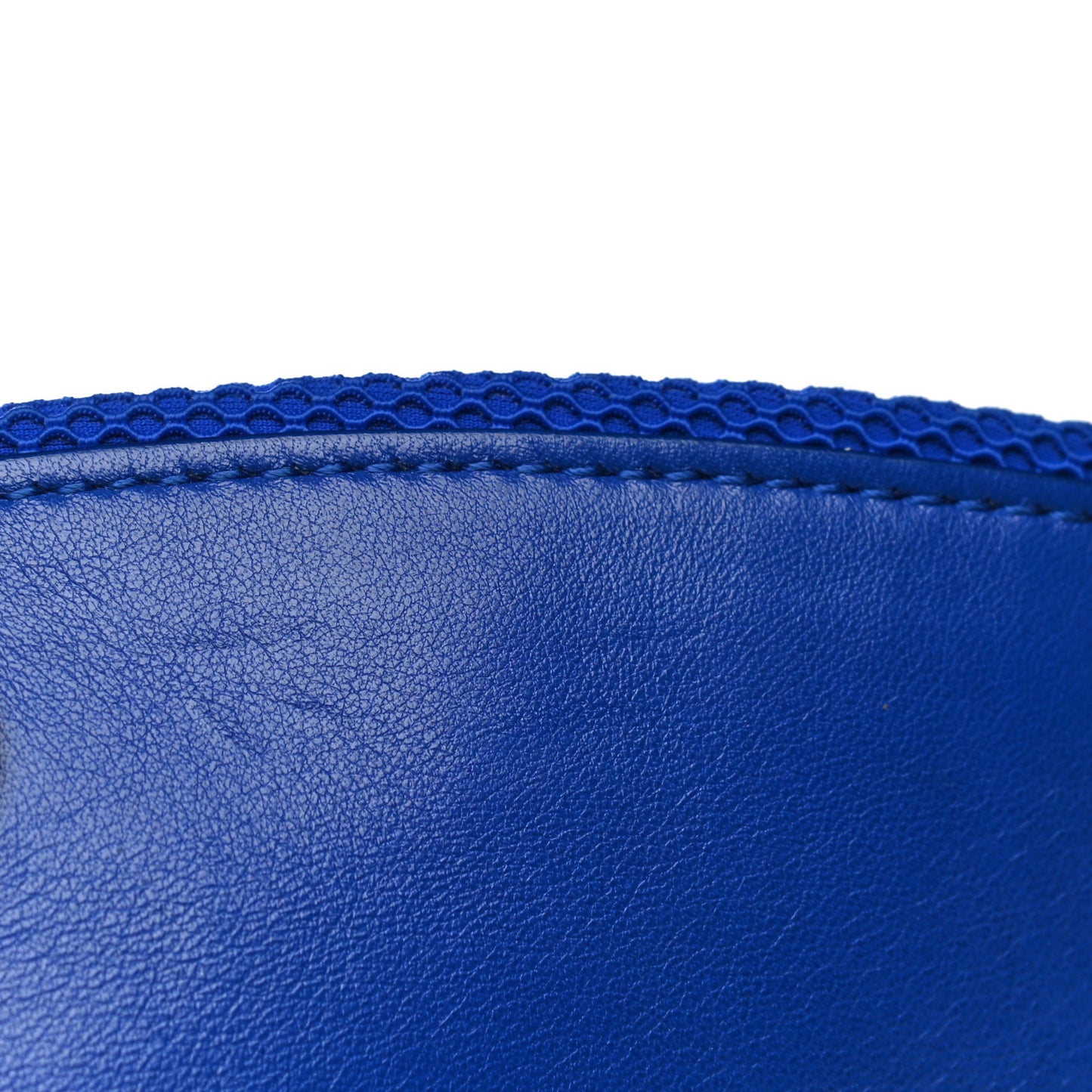 Lambskin Mesh Cannage Embroidered Large Stardust Backpack Blue