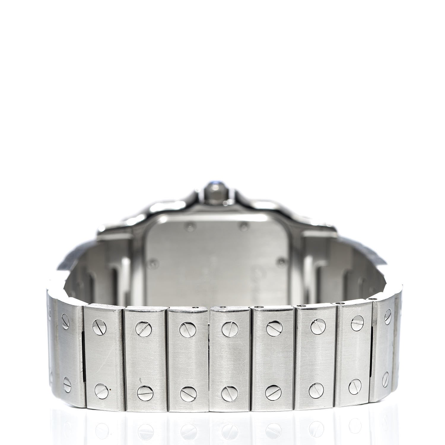Cartier Stainless Steel 29mm Santos De Galbee Quartz Watch 4 of 7
