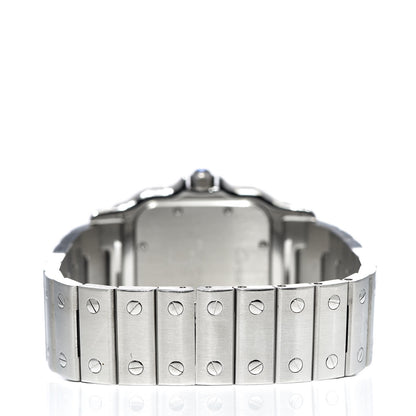 Cartier Stainless Steel 29mm Santos De Galbee Quartz Watch 4 of 7