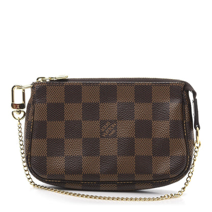 Louis Vuitton Damier Ebene Mini Pochette Accessories 1 of 7
