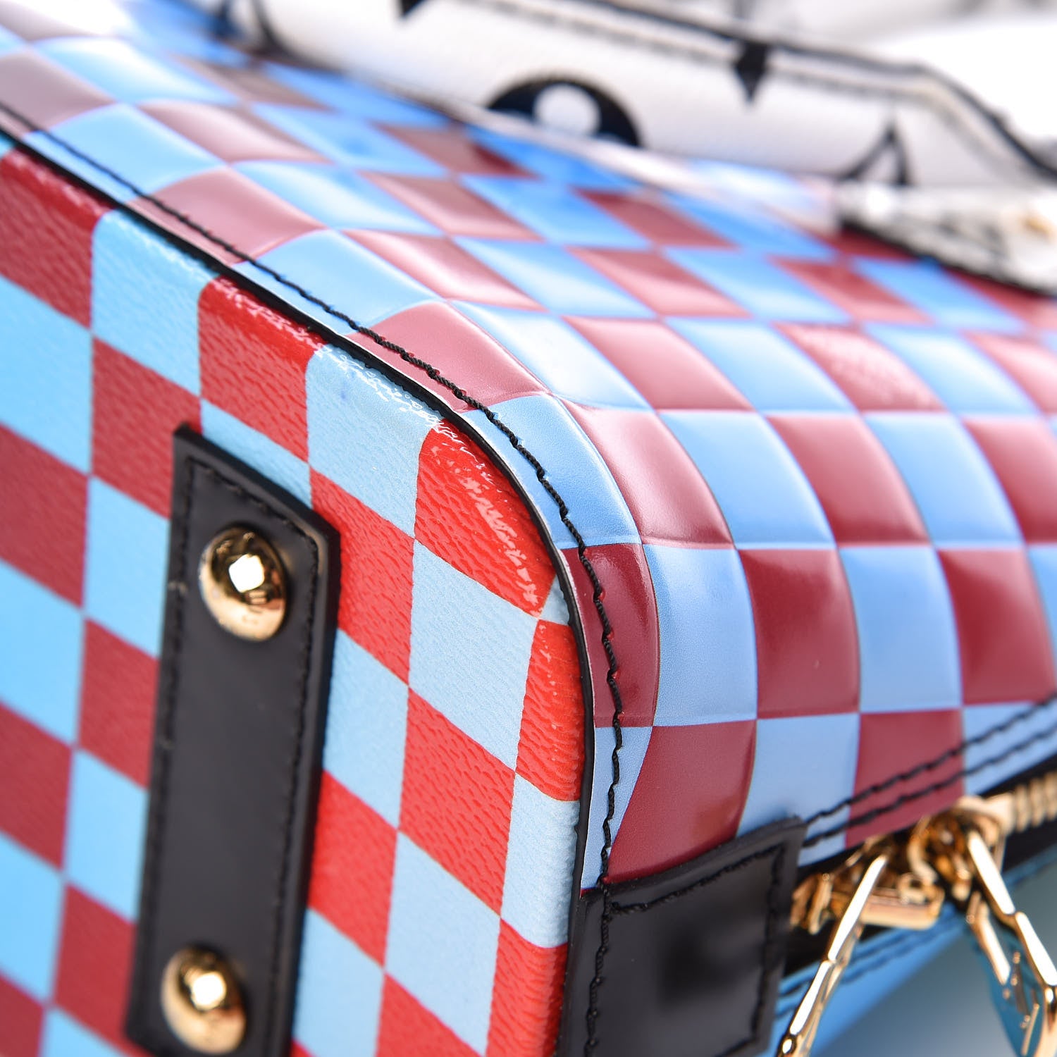 Louis Vuitton Epi Damier Race Alma BB Blue Vert 11 of 13