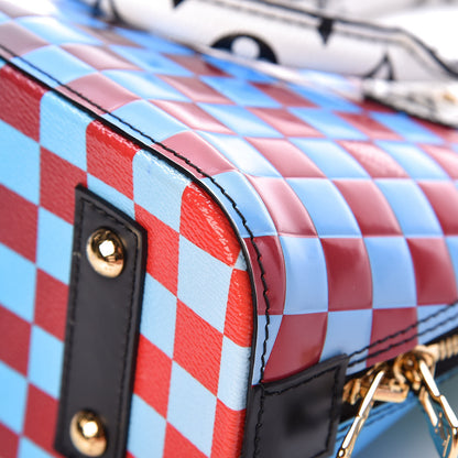 Louis Vuitton Epi Damier Race Alma BB Blue Vert 11 of 13