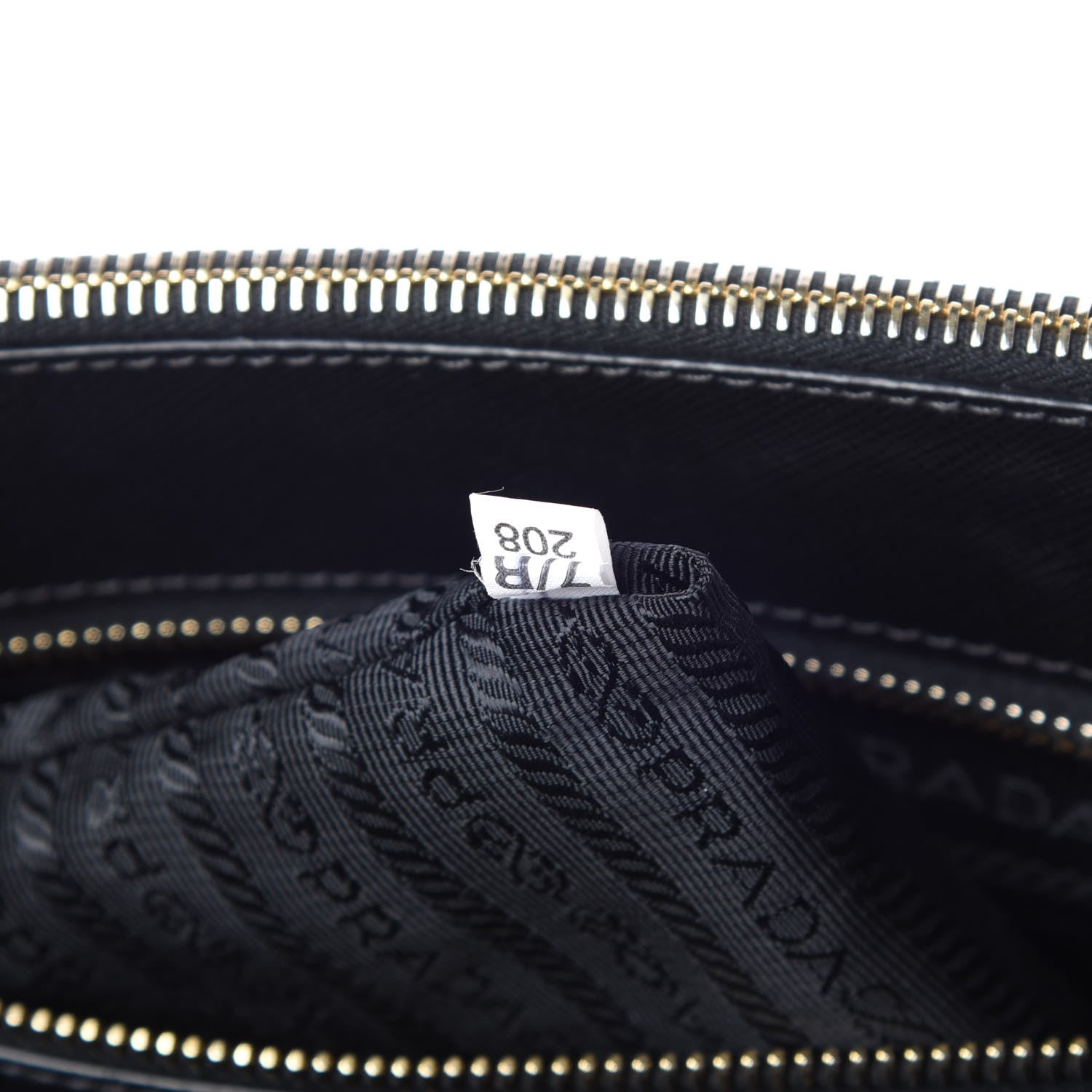 Prada Saffiano Medium Galleria Double Zip Tote Black 7 of 14