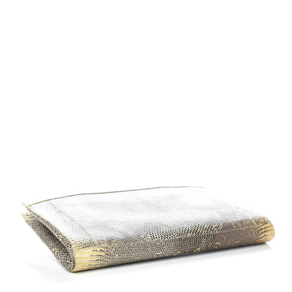 Nancy Gonzalez Lizard Clutch Beige 4 of 11