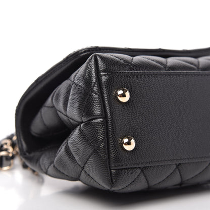 Chanel Caviar Quilted Extra Mini Coco Handle Flap Black 6 of 11