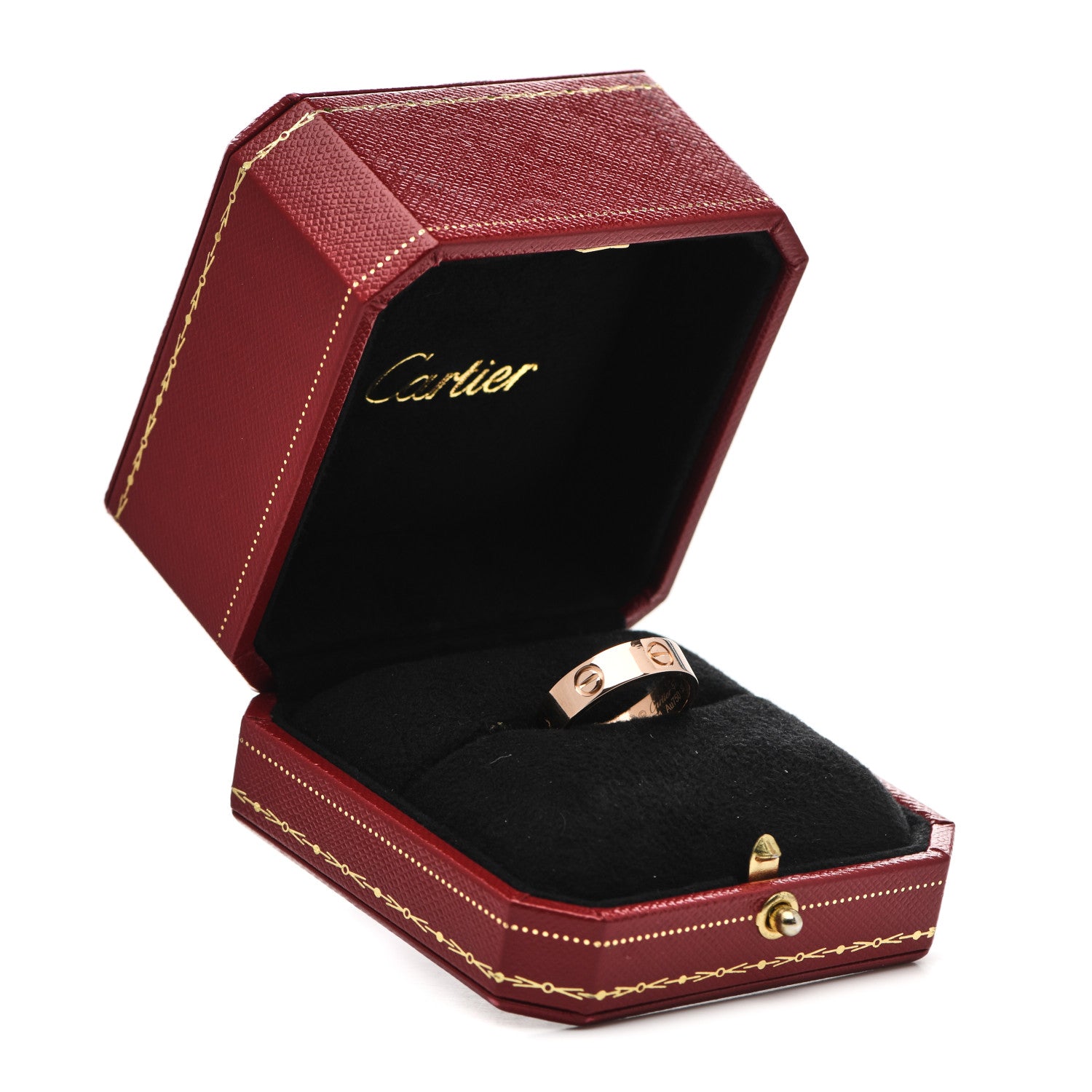 Cartier 18K Pink Gold 5.5mm LOVE Ring 57 8 5 of 5