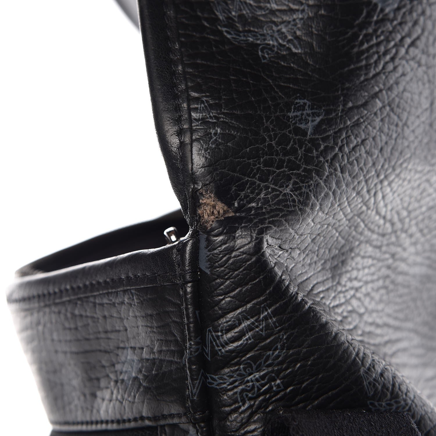 MCM Visetos Studded Messenger Black 17 of 18