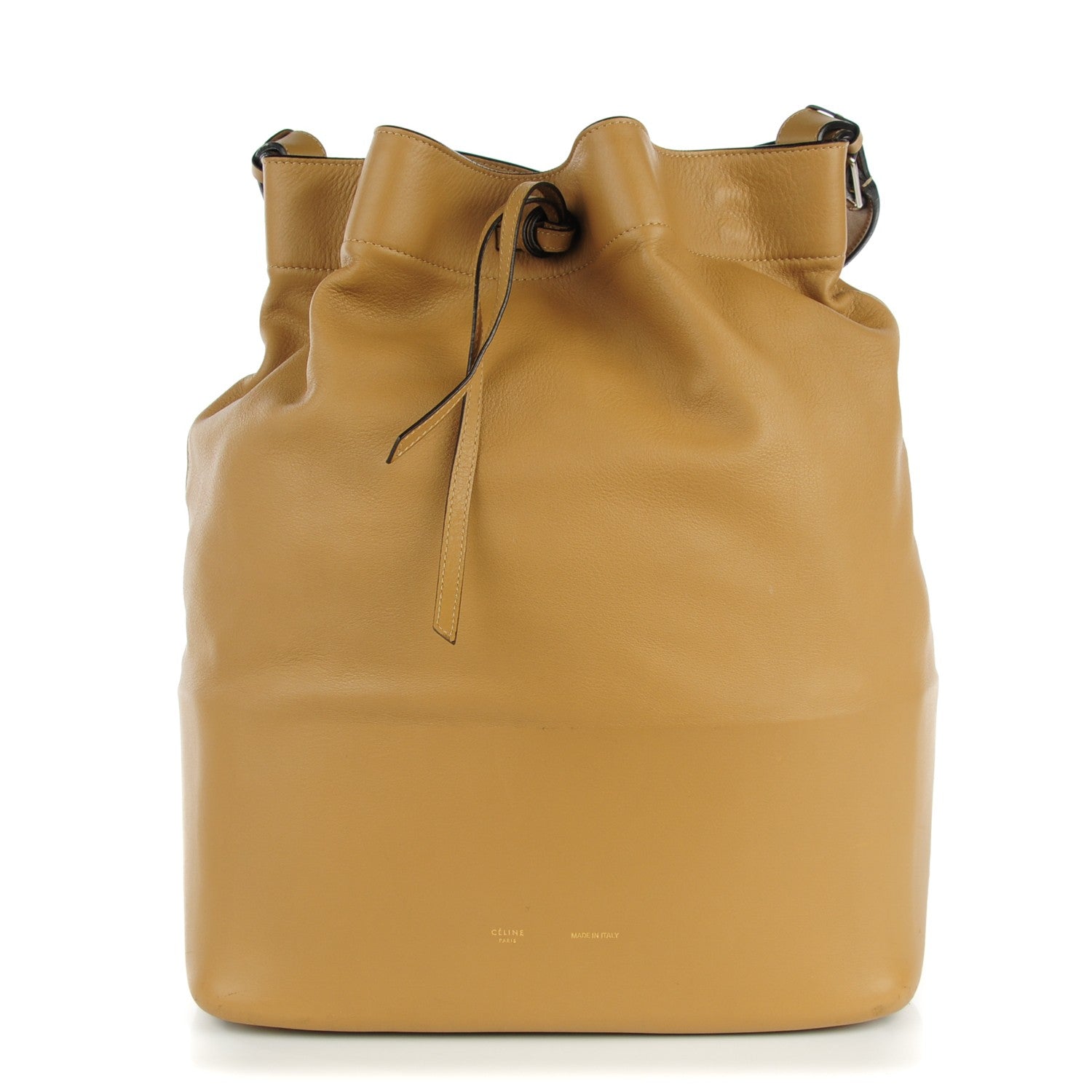 Celine Calfskin Seau Drawstring Tote Nude 1 of 11