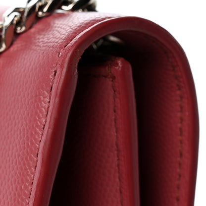 Saint Laurent Grain De Poudre Small Classic Monogram Kate Satchel Mystic Rose 11 of 11