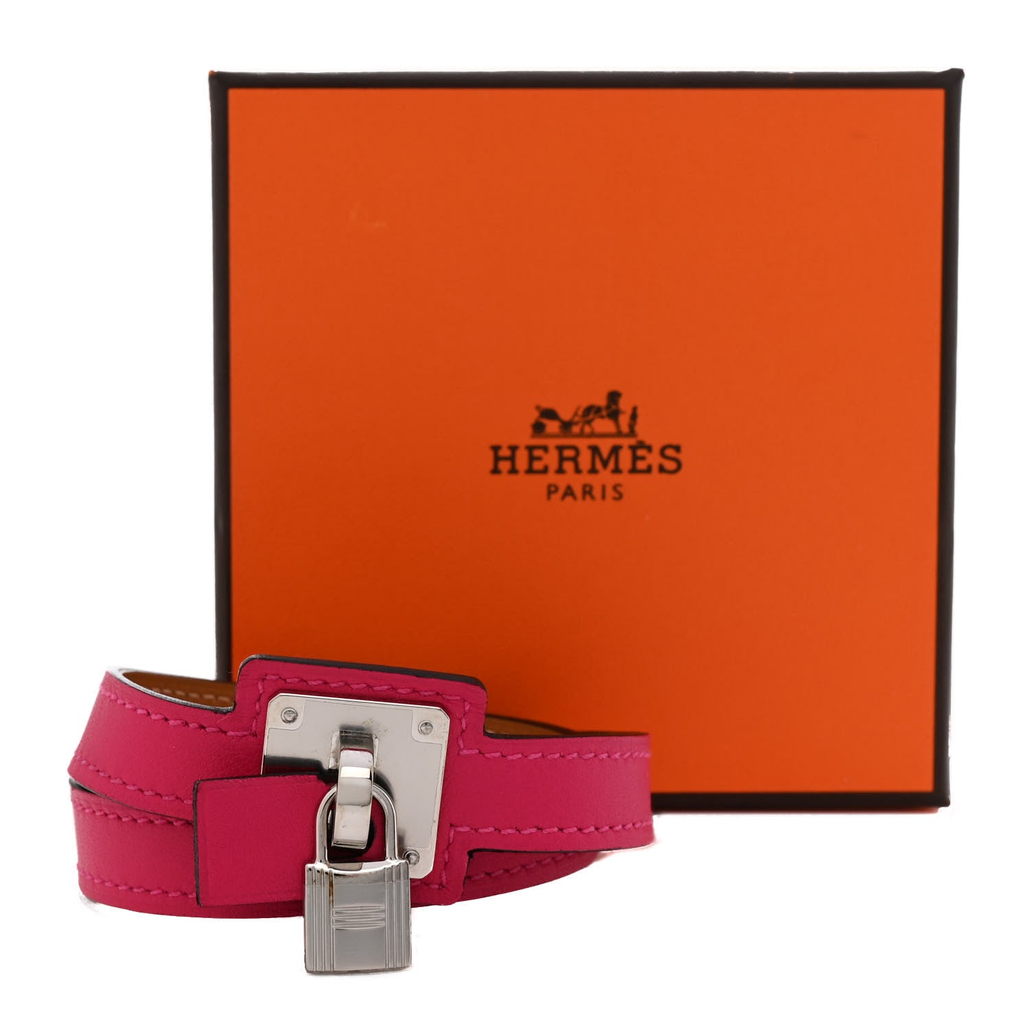 Hermes Swift O'Kelly Double Tour Bracelet T3 Rose Mexico 6 of 6