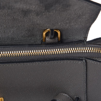 Celine Grained Calfskin Micro Belt Bag Grey 13 of 17