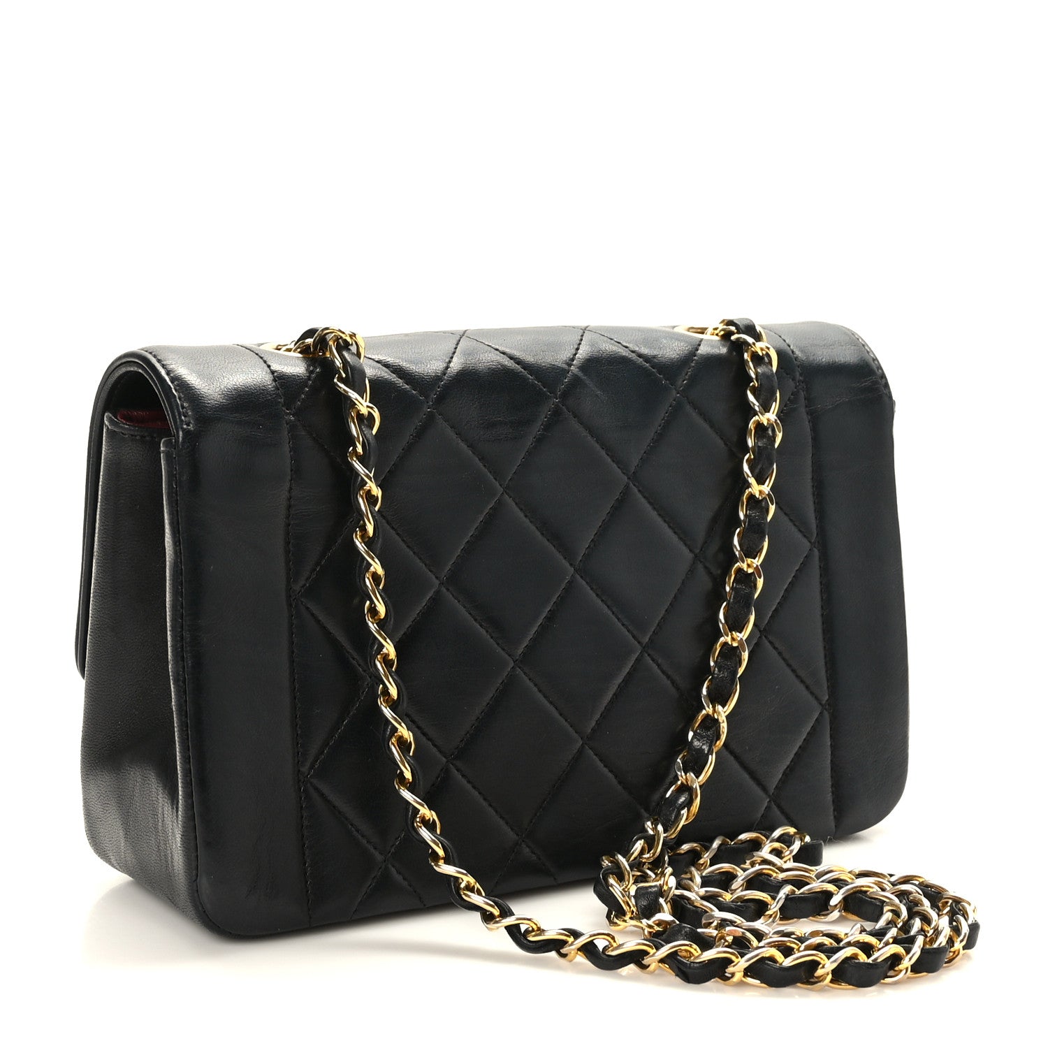 Chanel Lambskin Quilted Small Single Flap Black 3 of 9