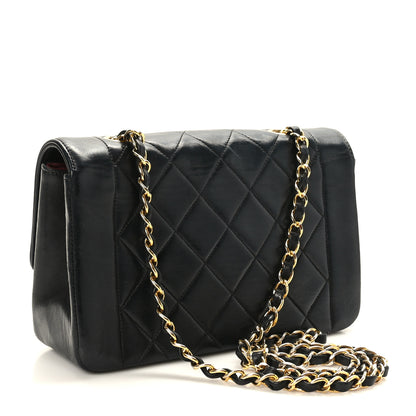 Chanel Lambskin Quilted Small Single Flap Black 3 of 9