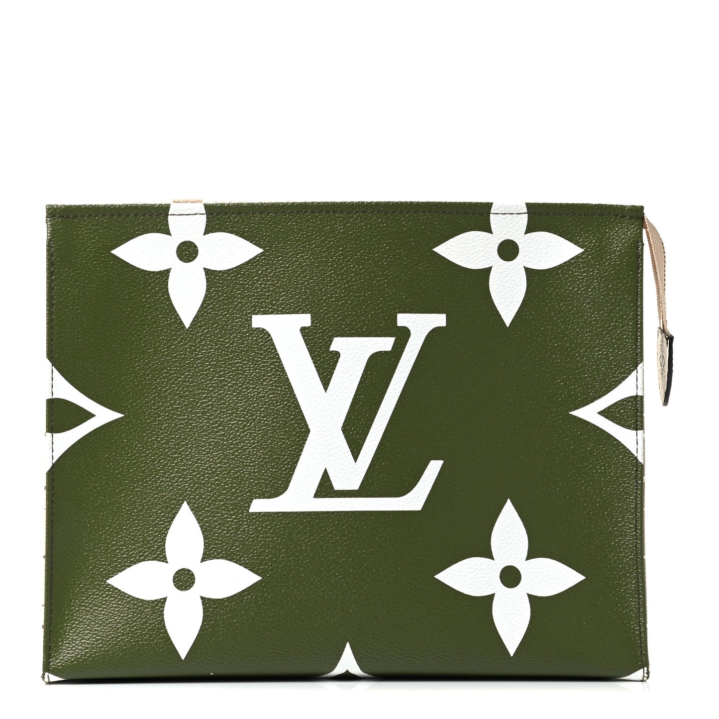 Monogram Giant Toiletry Pouch 26 Kaki