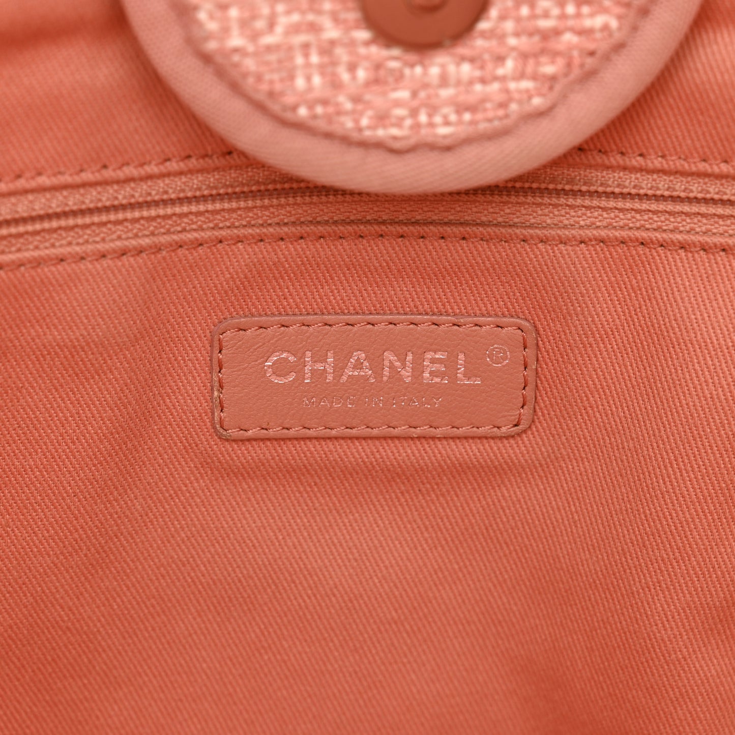 Straw Lurex Large Deauville Tote Pink