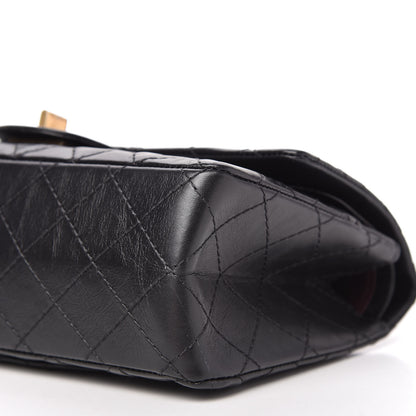 Chanel Aged Calfskin Quilted 2.55 Reissue 225 Flap Black 7 of 10