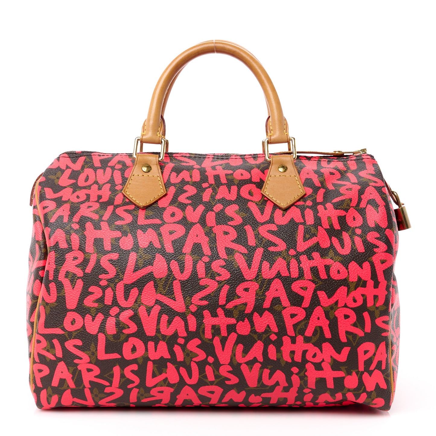 Monogram Graffiti Speedy 30 Fuchsia