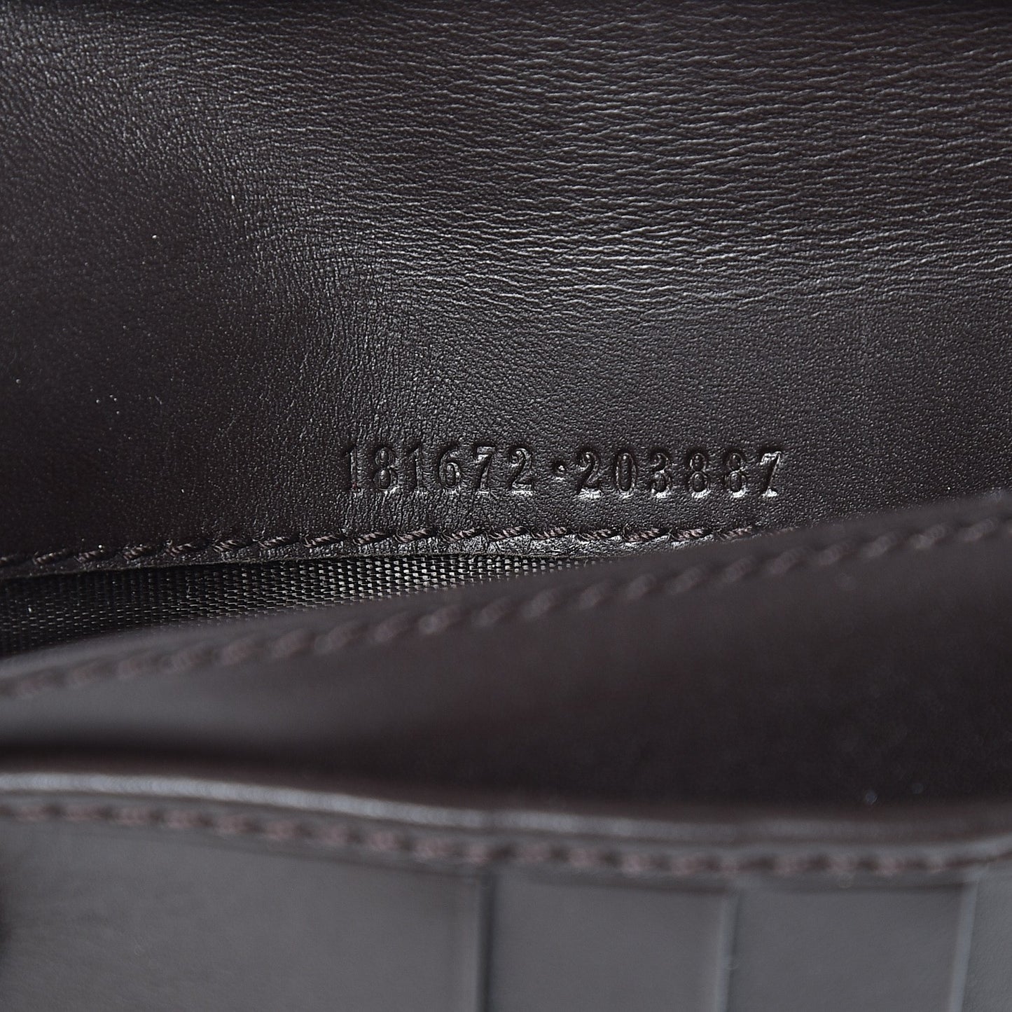 Monogram Calfskin Ladies Web Continental Wallet Beige Ebony Cocoa