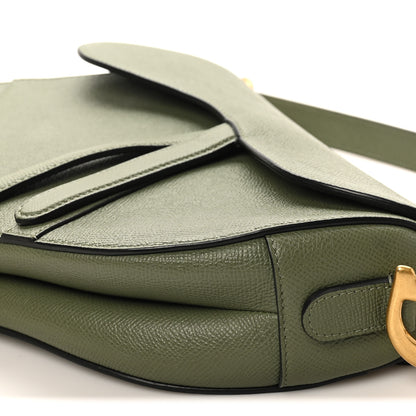 Christian Dior Grained Calfskin Saddle Bag Sage 10 of 10