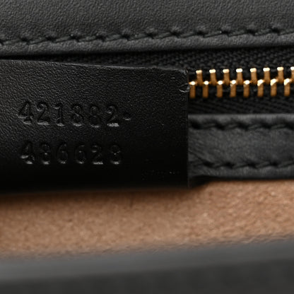 Gucci Calfskin Small Sylvie Shoulder Bag Black 6 of 9