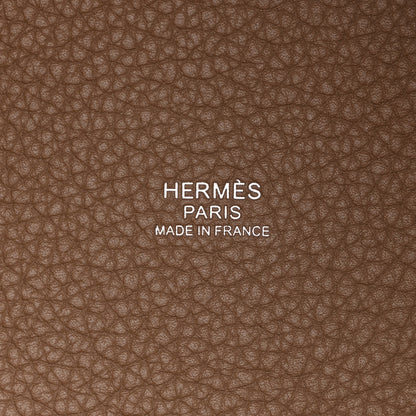 Hermes Taurillon Maurice Picotin Lock 18 PM Beige De Weimar 6 of 11